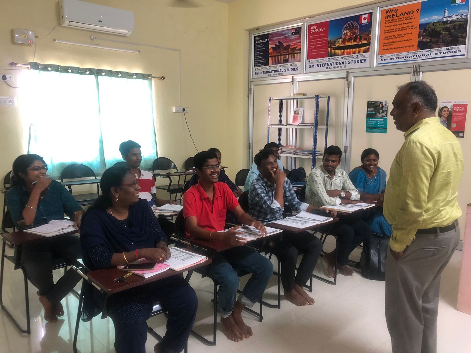 Foreign language speaking practice in Cuddalore